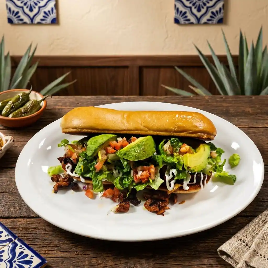 A dish from the El Agavero Mexican Grill kitchen