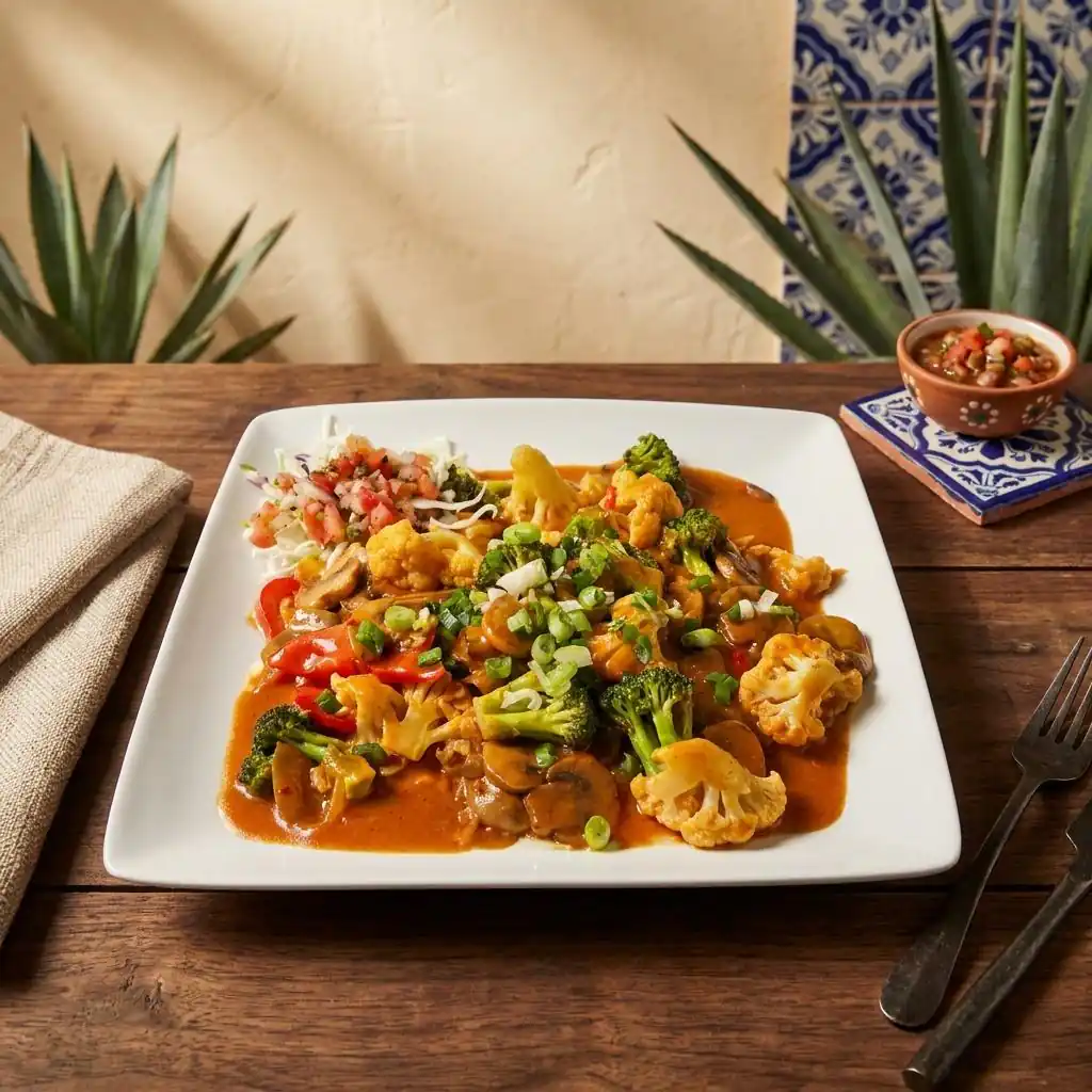 A dish from the El Agavero Mexican Grill kitchen