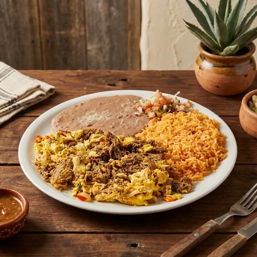 A dish from the El Agavero Mexican Grill kitchen