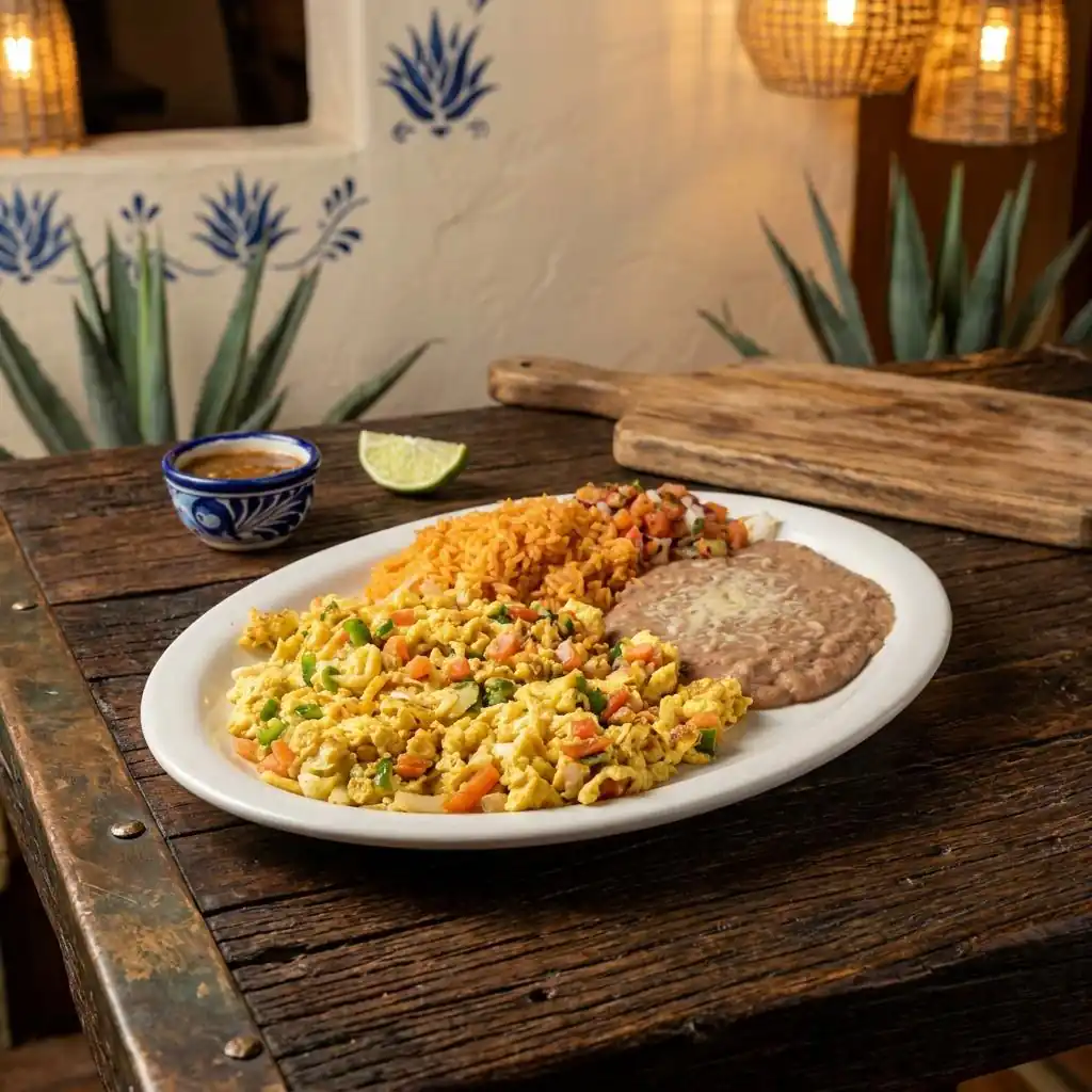 A dish from the El Agavero Mexican Grill kitchen