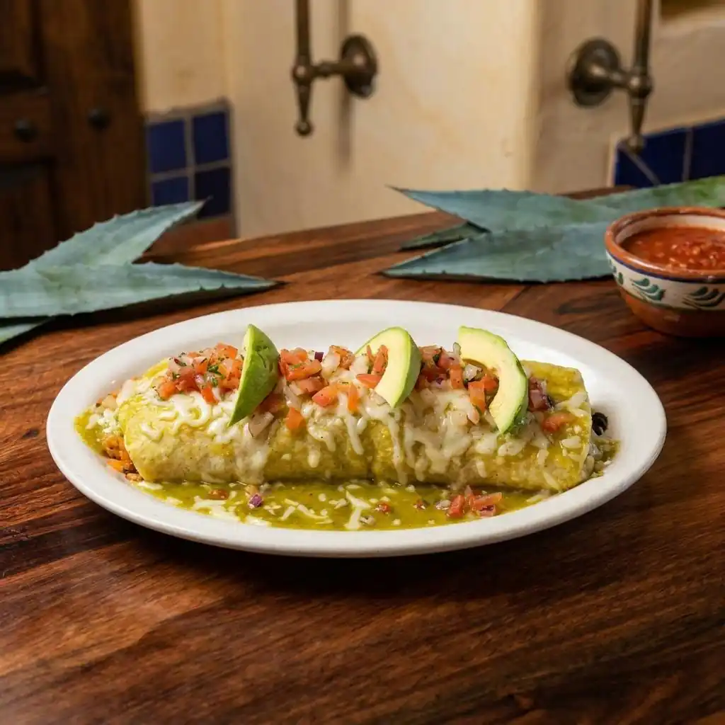 A dish from the El Agavero Mexican Grill kitchen