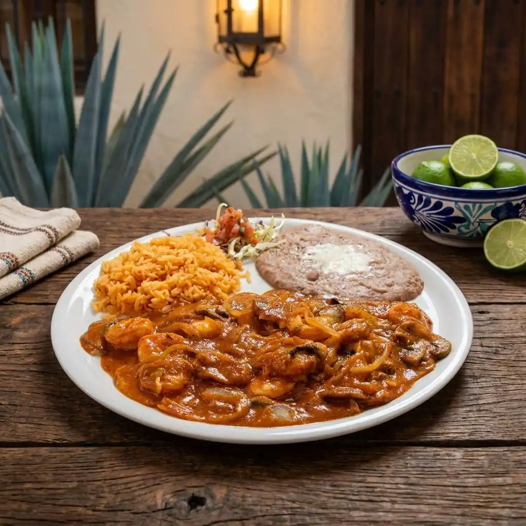 A dish from the El Agavero Mexican Grill kitchen