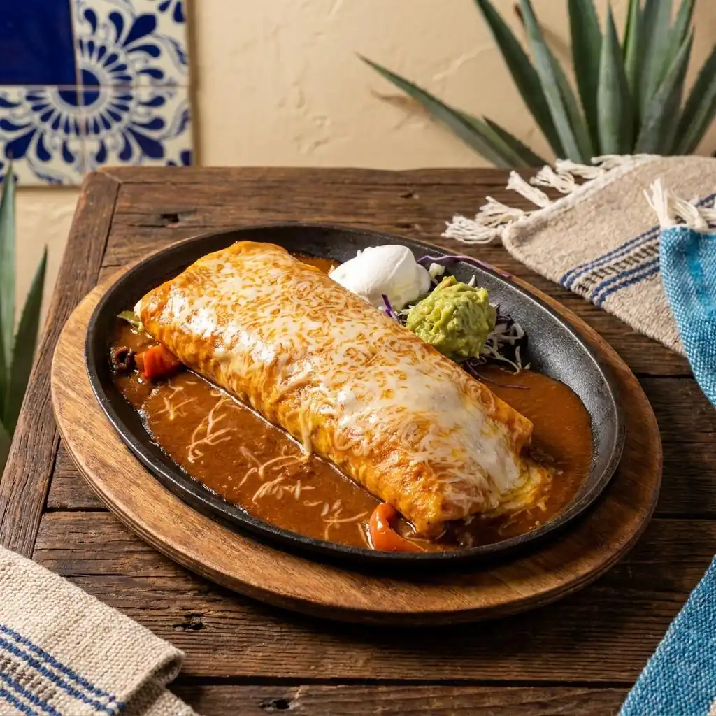 A dish from the El Agavero Mexican Grill kitchen
