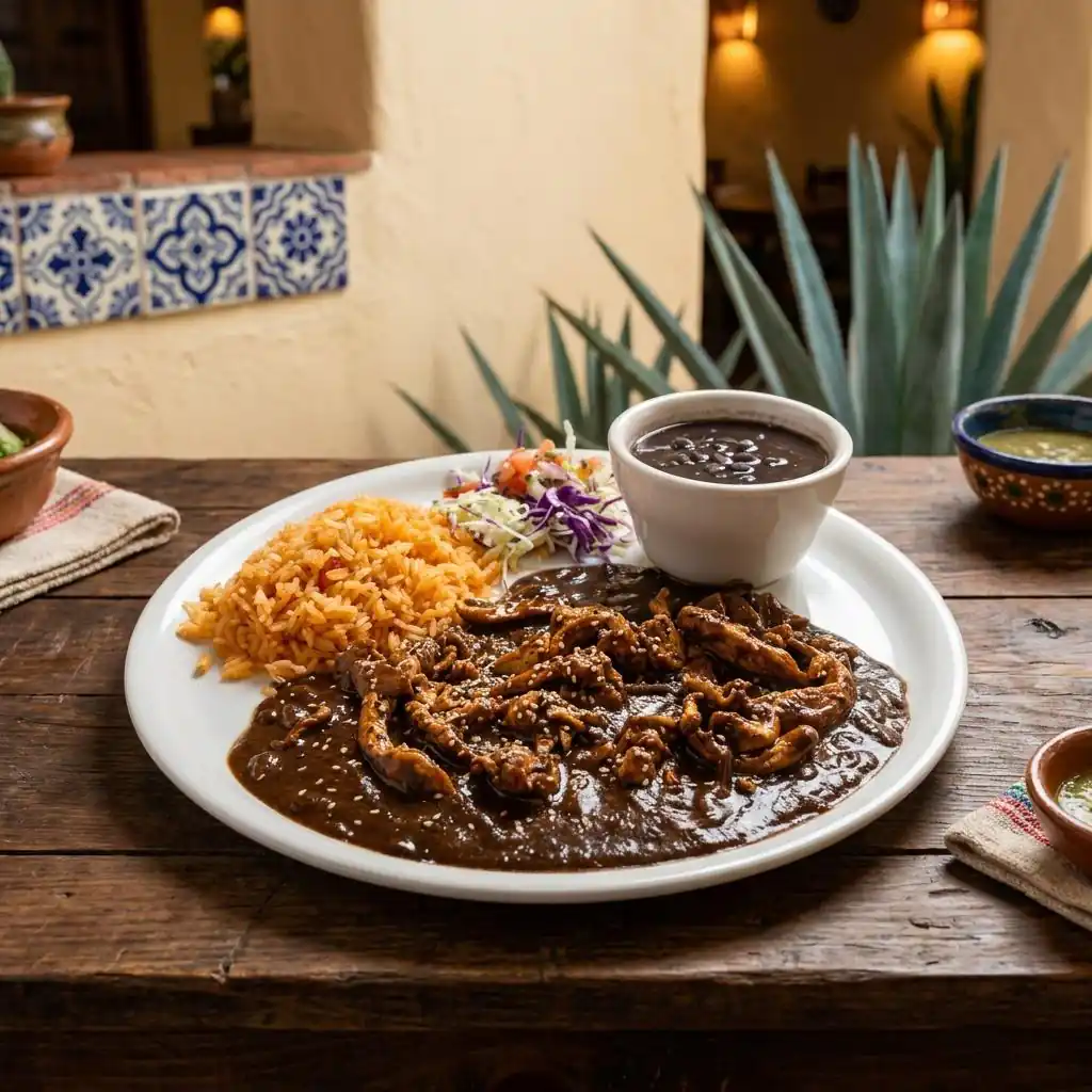 A dish from the El Agavero Mexican Grill kitchen