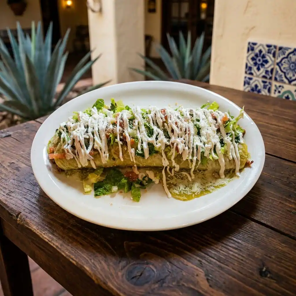 A dish from the El Agavero Mexican Grill kitchen