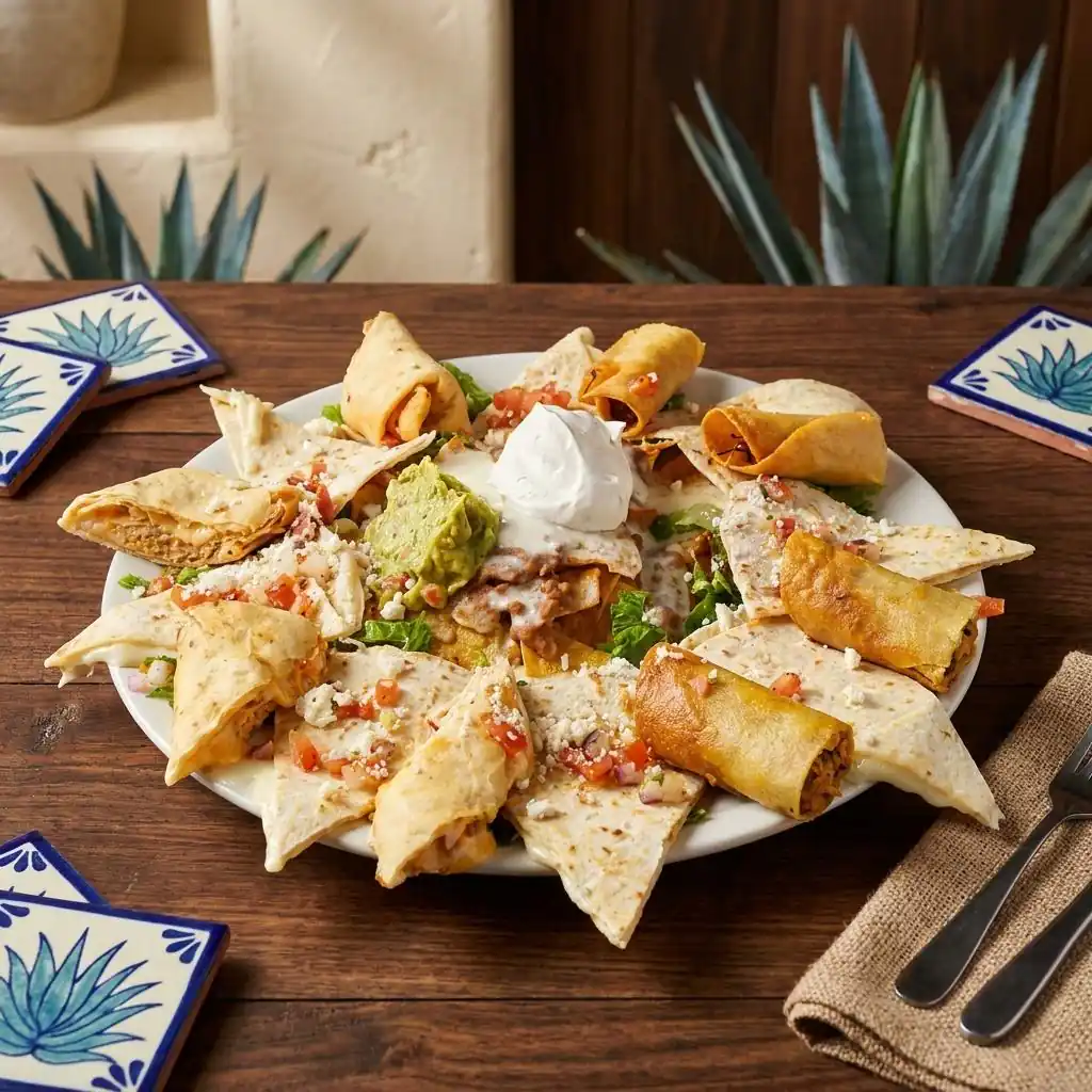 A dish from the El Agavero Mexican Grill kitchen
